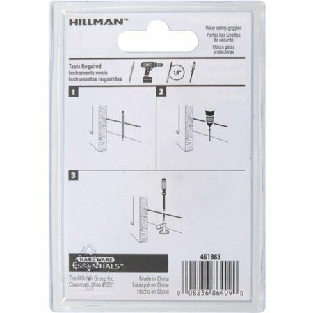 Hillman BRASS PLATED FLR DOOR STOP 851325